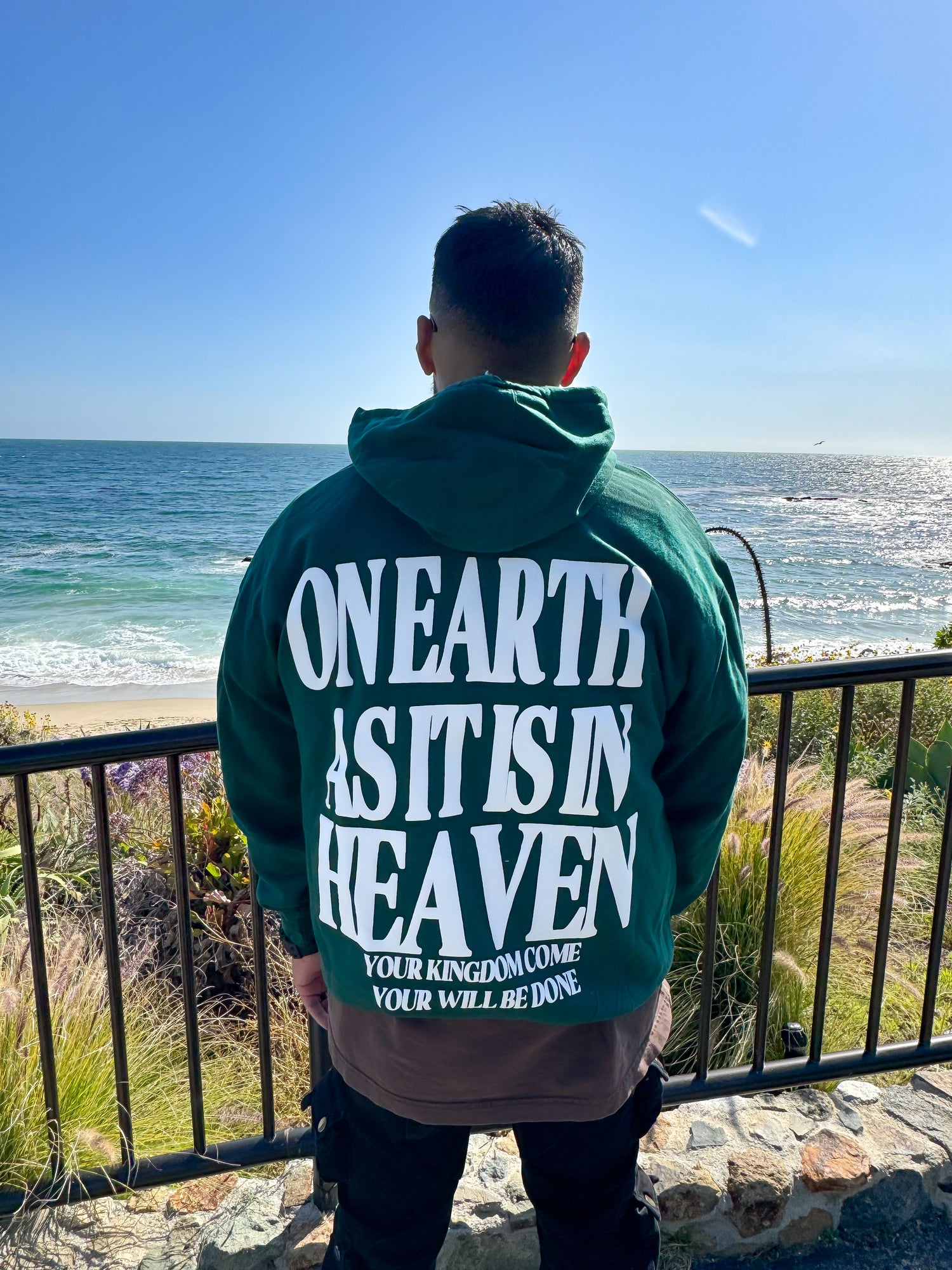 On Earth Hoodie (Hunter Green)