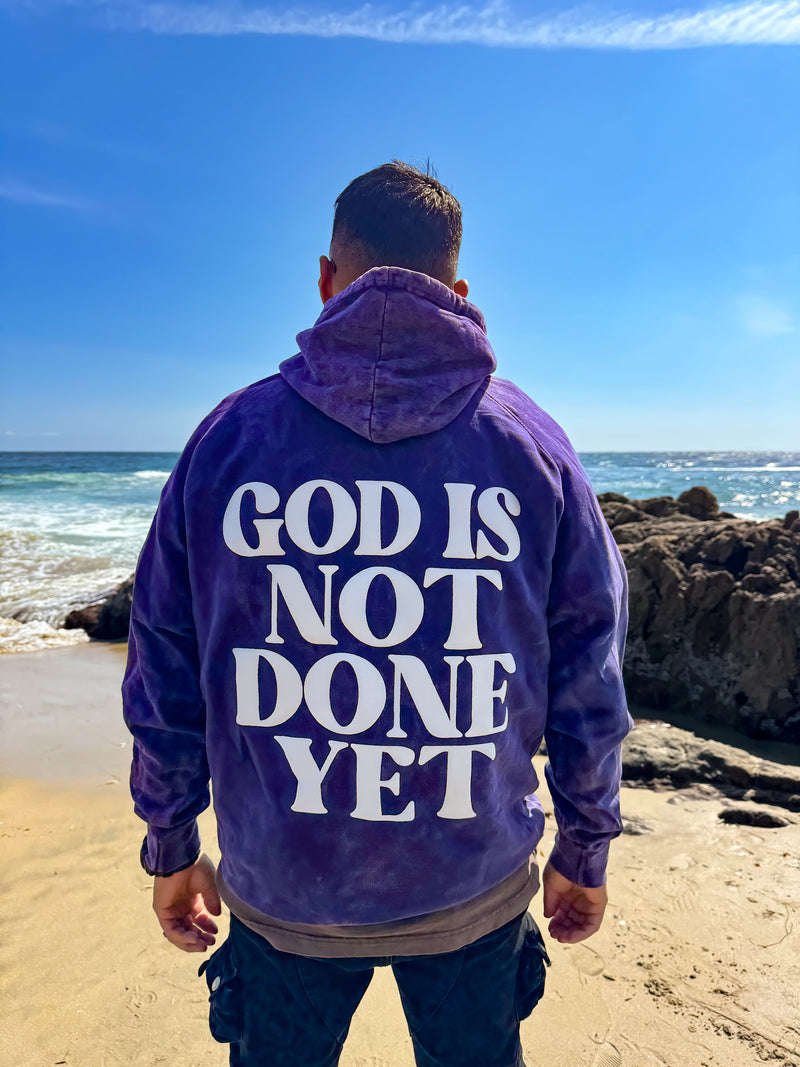 God Mineral Purple Hoodie