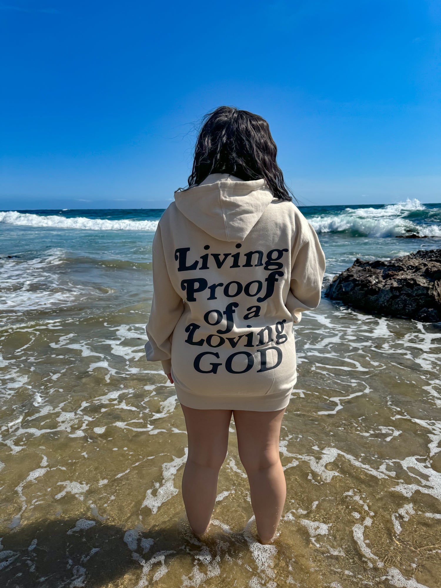 Living Proof Hoodie (Sand)